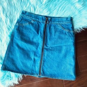 High rise Levi denim skirt